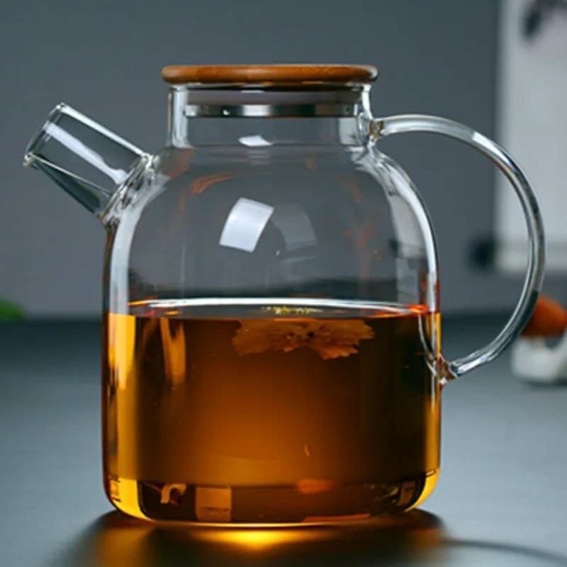 2pc set High borosilicate Glass Teapot - Enkaji Households