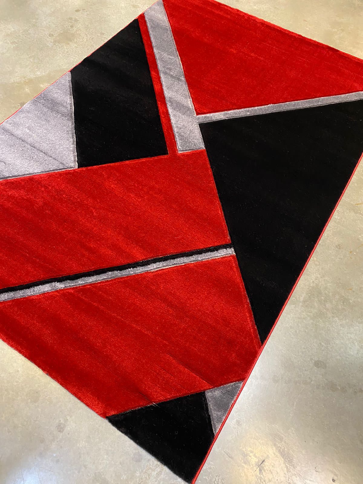 8x11 Modern Carpet Rug – Extra Large Geometric & Swirl Design - Enkaji Households