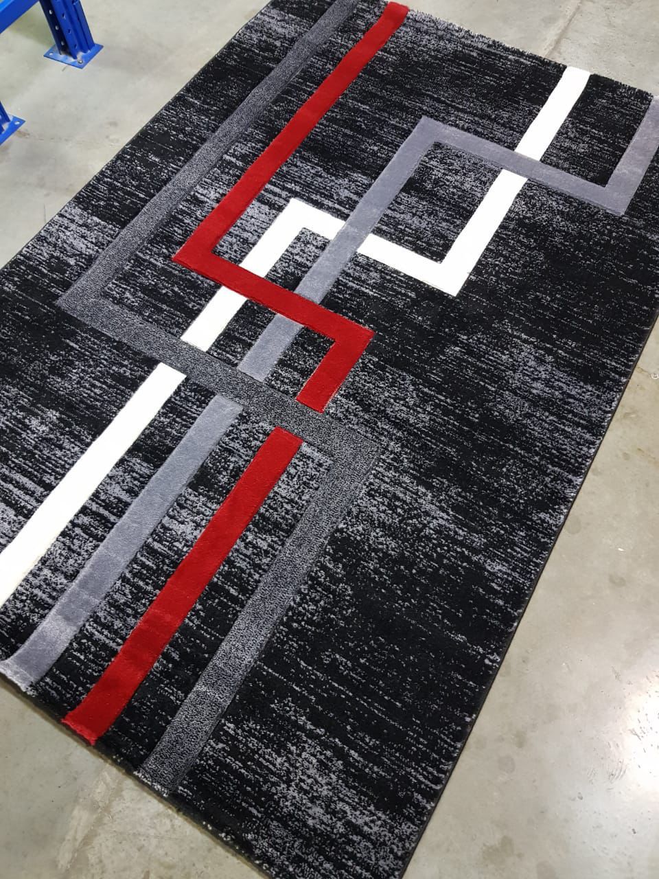 8x11 Modern Carpet Rug – Extra Large Geometric & Swirl Design - Enkaji Households