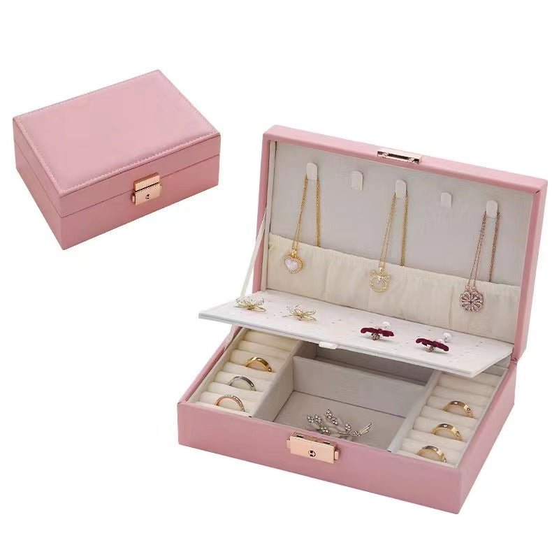 Exquisite Large Capacity Travel Jewelry Bag - Enkaji Households