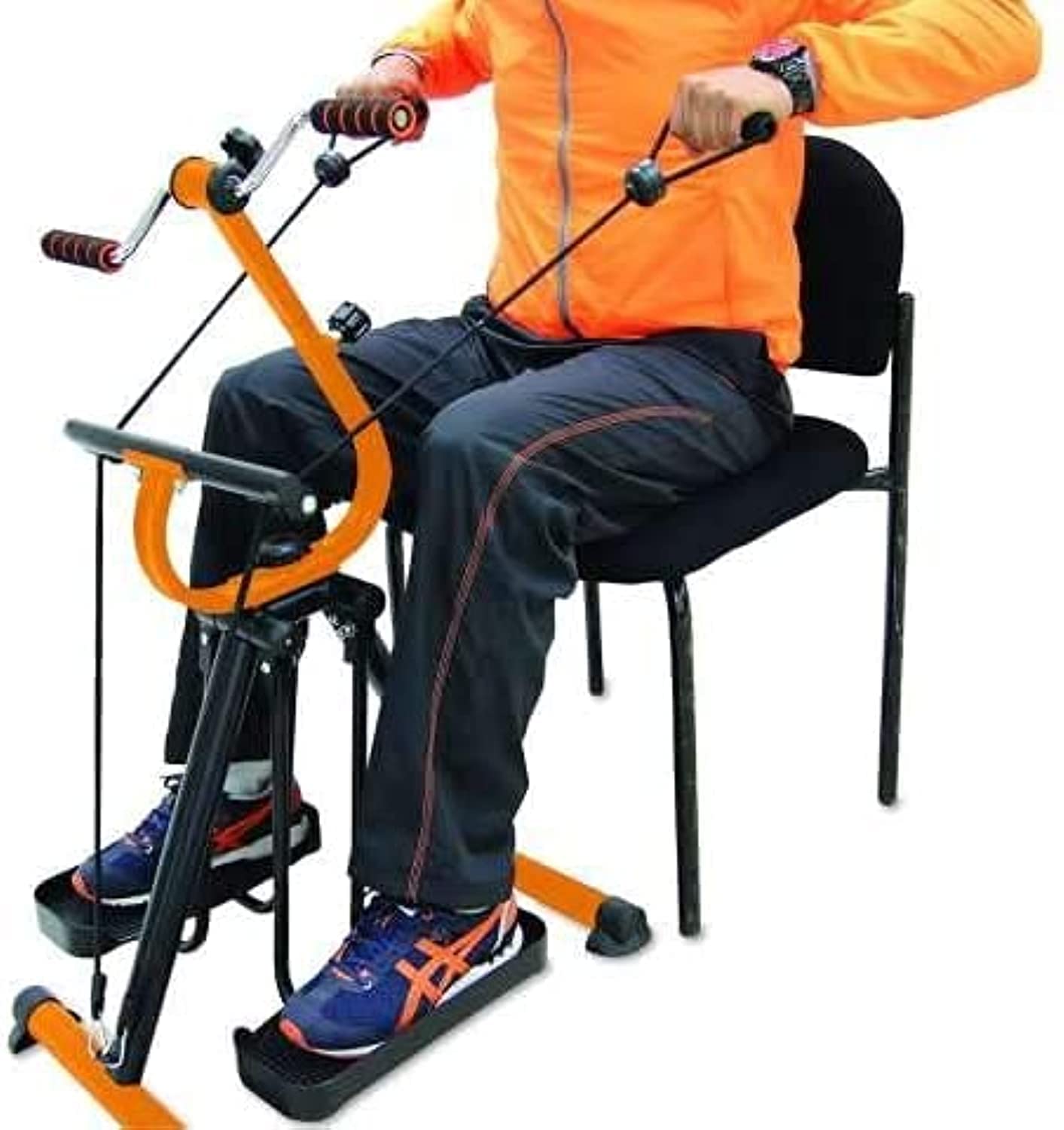 Seated Pedal Exerciser – Full - Body Arm & Leg Resistance Trainer - Enkaji Households