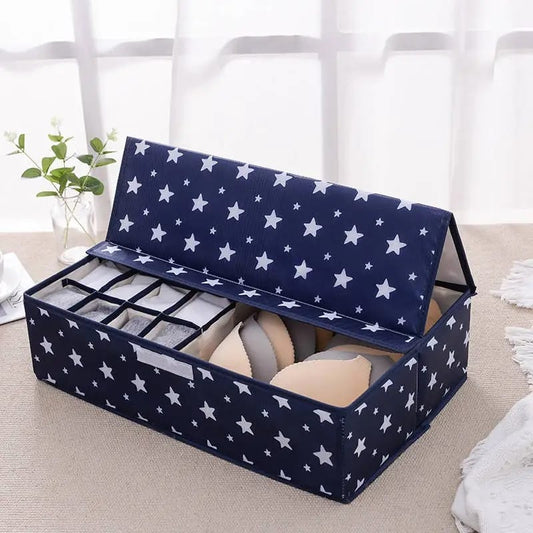 17 Grid Under Garment Organizer With A Lid - Enkaji Households