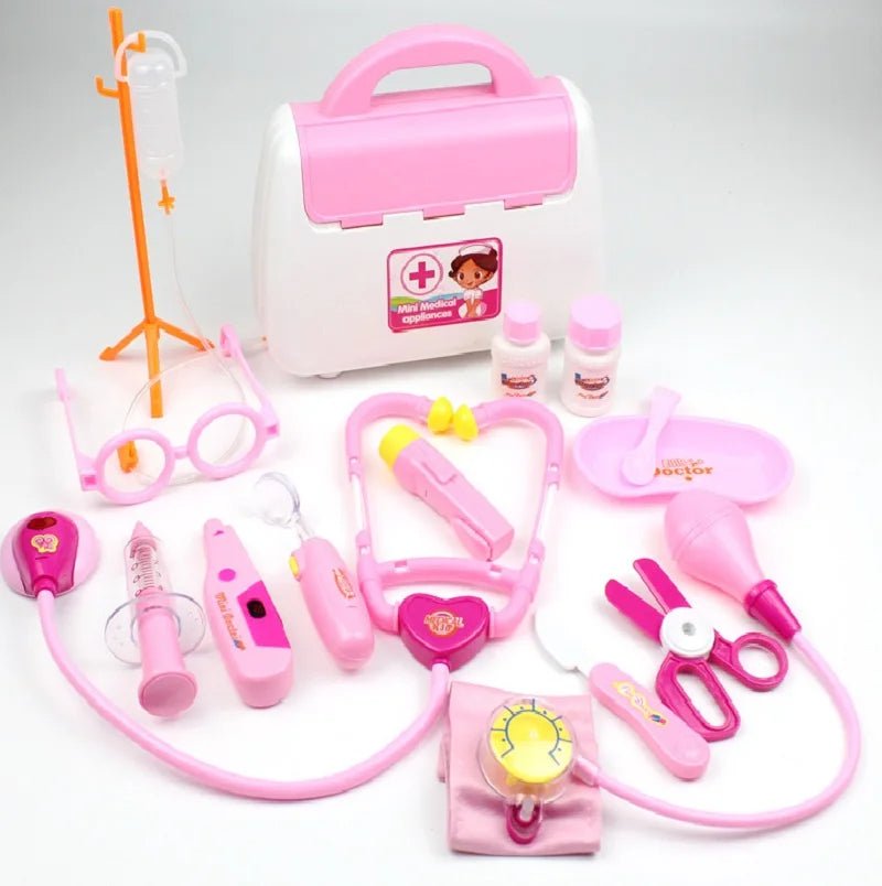 17pcs/ set Children Medical Playset Doctor's pretend Kit Restocked - Enkaji Households