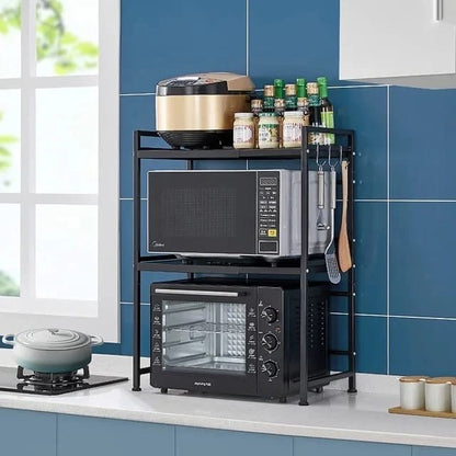 2 - layer microwave stand - Enkaji Households