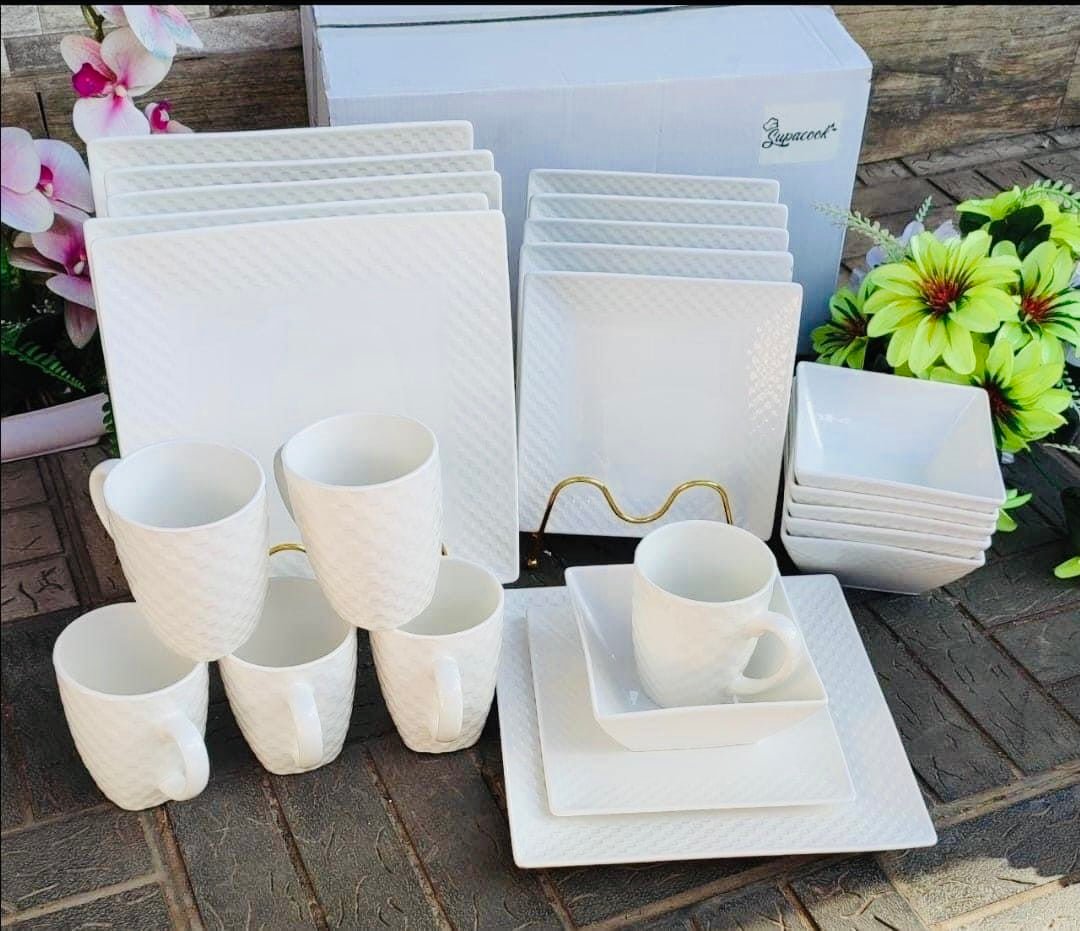 24pc Ceramic Dinner set - Enkaji Households