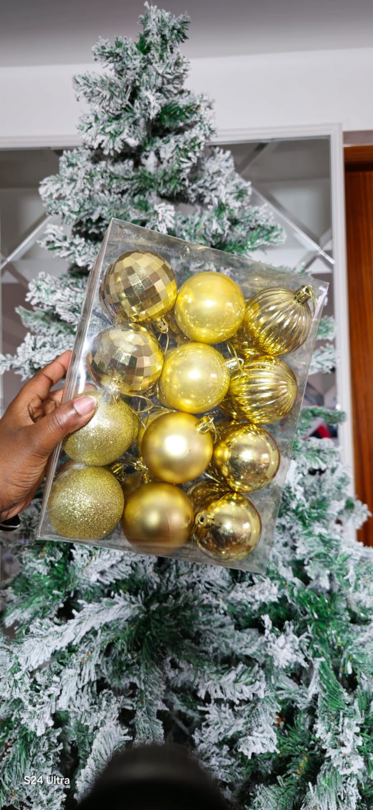 24pc Christmas Bubble Ornaments Set - Enkaji Households