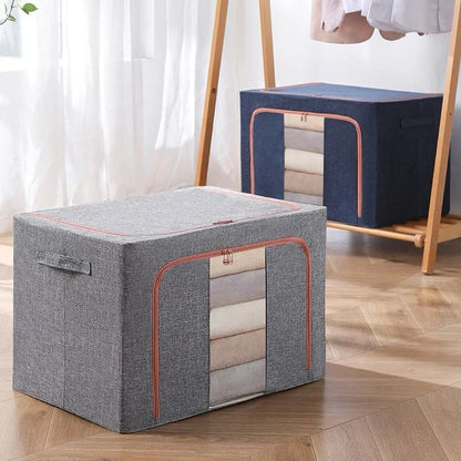 2pc Multipurpose Oxford Storage Box Organizer - Enkaji Households