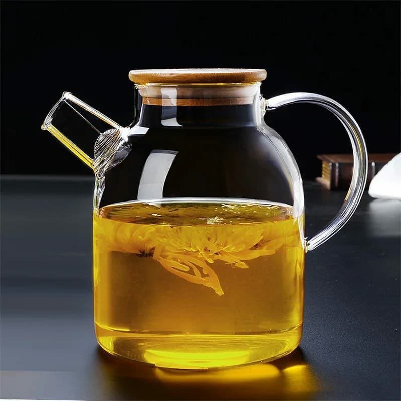 2pc set High borosilicate Glass Teapot - Enkaji Households