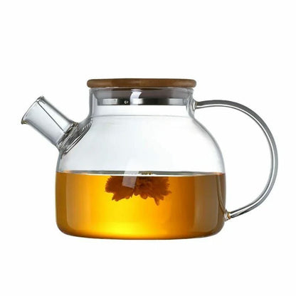 2pc set High borosilicate Glass Teapot - Enkaji Households