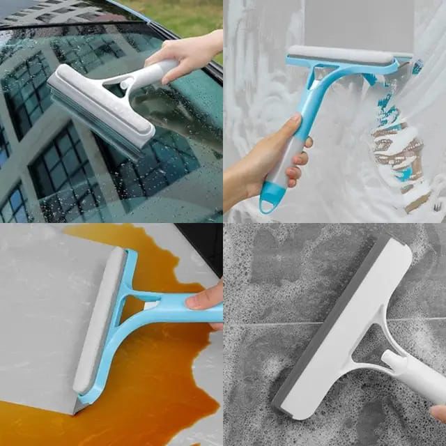 3 - in - 1 Double - Sided Squeegee Window Cleaner - Enkaji Households