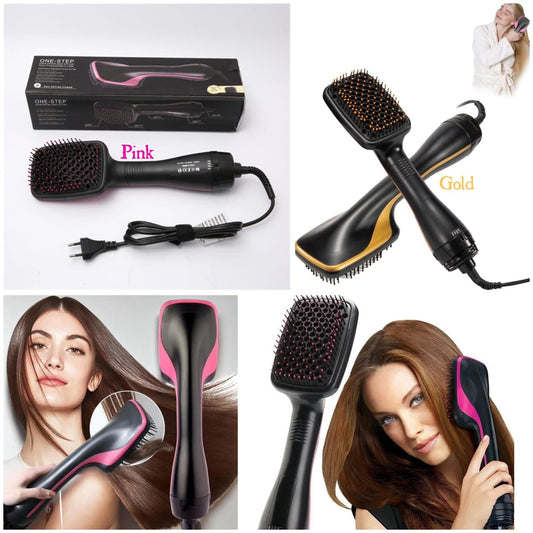 3 - in - 1 Hair Straightener Brush - Enkaji Households