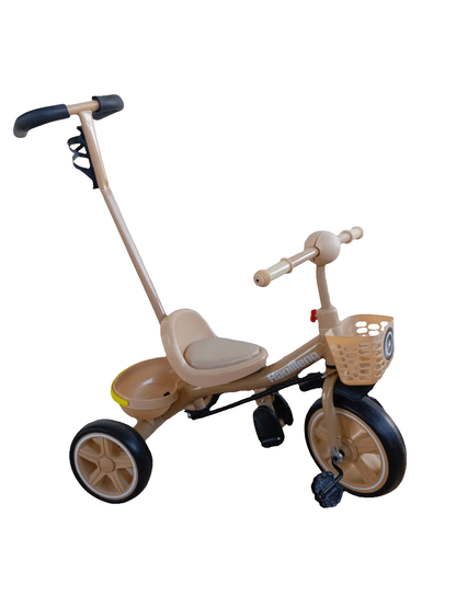 3 - in - 1 Push Tricycle with Mini Pedals – Versatile Ride for Kids - Enkaji Households