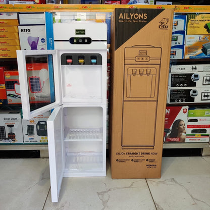 3 - Tap Water Dispenser – Hot, Cold & Normal with Storage Cabinet - Enkaji Households