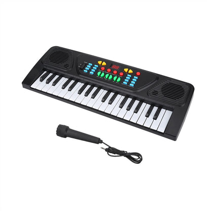 37 - Key Portable Electronic Piano Keyboard With Microphone - Battery Powered/USB Dual Use, Educational Music Toy For 3 - 7 Year Old Boys And Girls, Birthday And Christmas Gift With Carrying Case - Enkaji Households