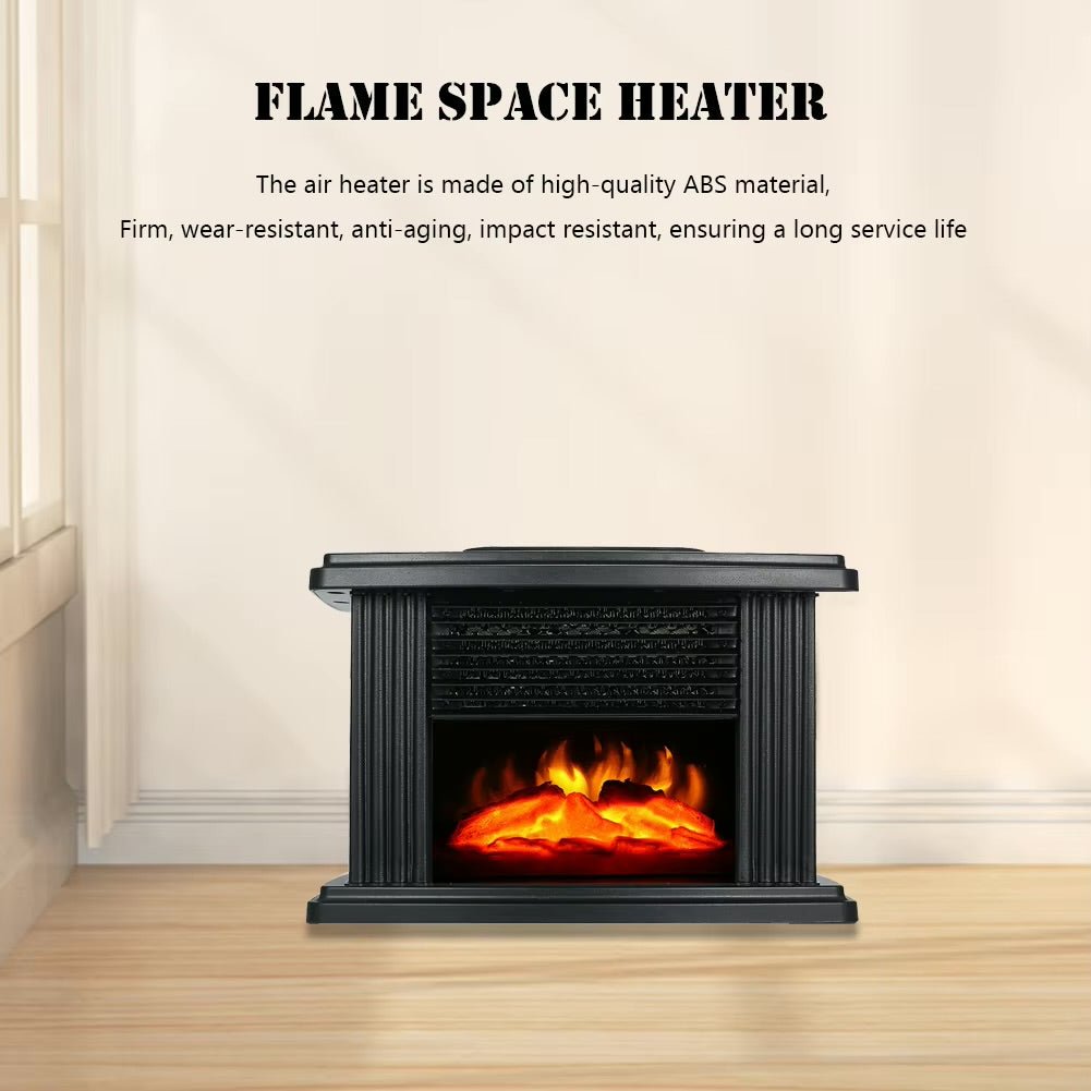 3D Electric Fireplace Smokeless Desktop Warm Air Heater - Enkaji Households