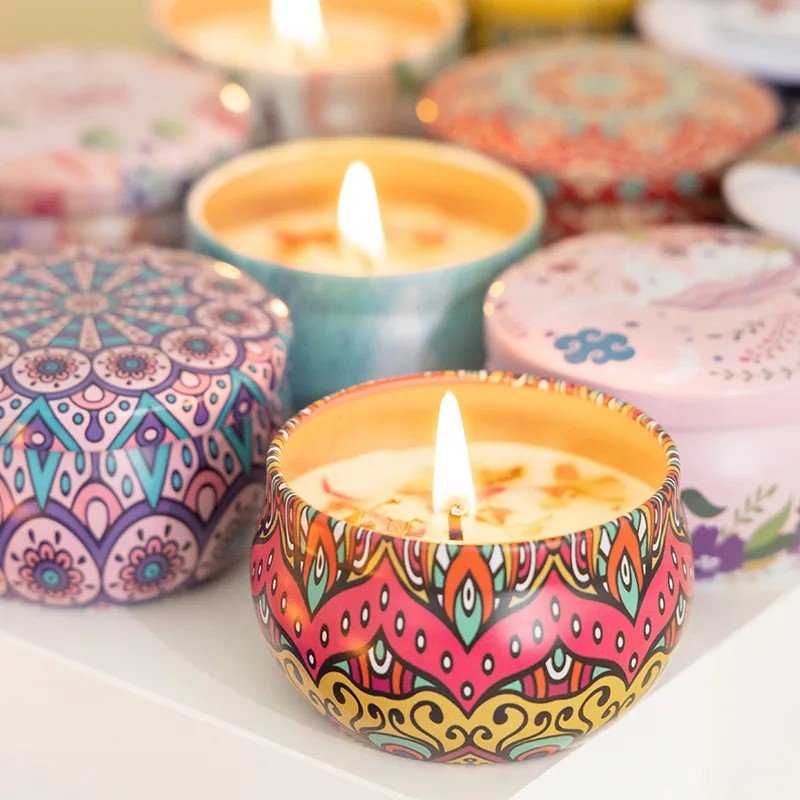 4pcs Soy wax Scented candles set - Enkaji Households