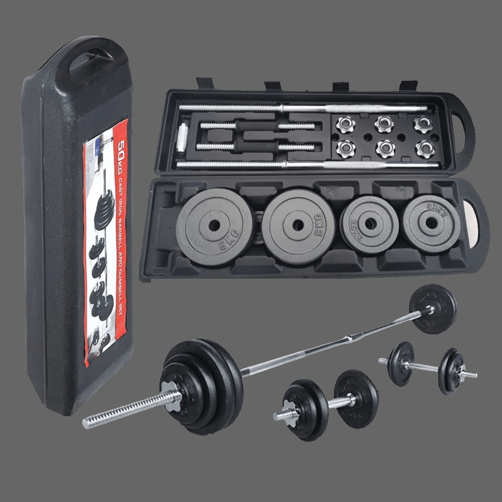 50kg/York Barbell and Dumbbell set - Enkaji Households