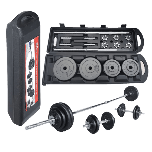 50kg/York Barbell and Dumbbell set - Enkaji Households