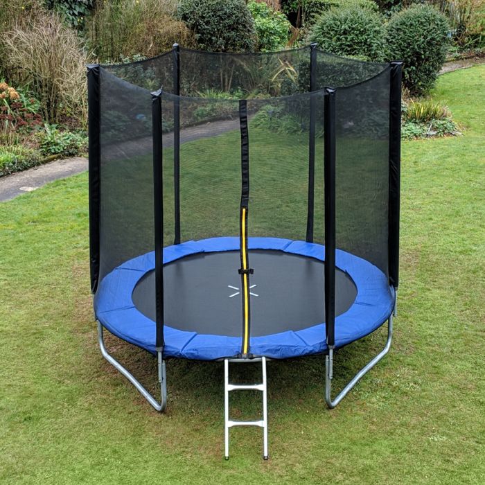 6 - Ft Trampoline with Safety Net – Outdoor Fun for Kids - Enkaji Households