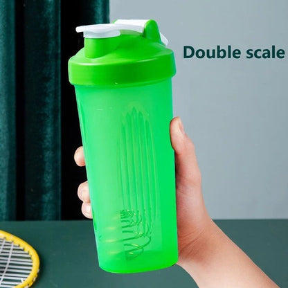 600ml Protein Shaker Bottle Herbalife Protein Powder Shake Cup for Ffitness Training Sport Slushy Water Bottle - Enkaji Households