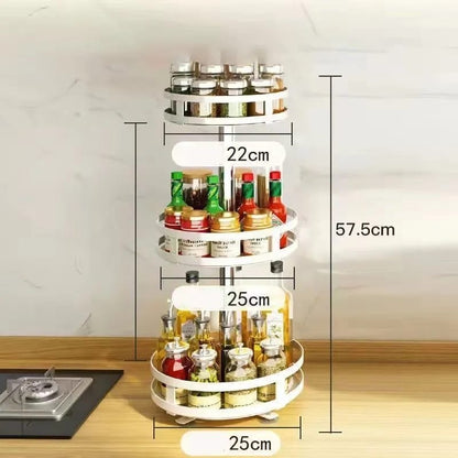 Rotating spice rack & bathroom Organizer