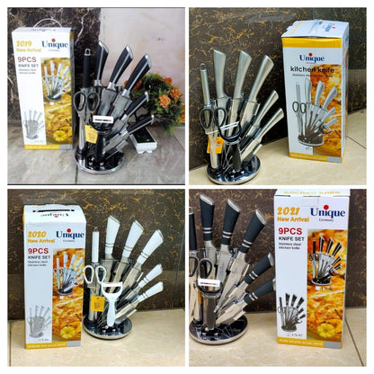 9pcs knife setlnoves - Enkaji Households