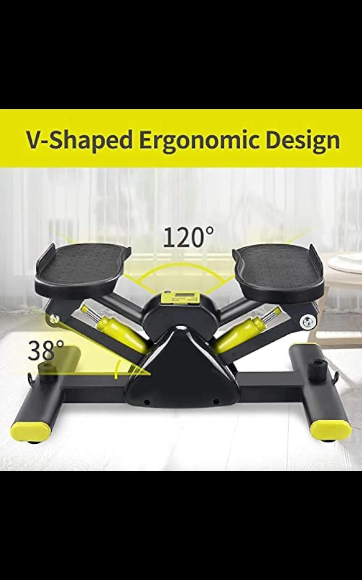 Advanced High Quality fitness Mini stepper with Resistance Bands - Enkaji Households