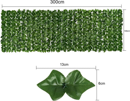 Artificial leafy privacy fence - Enkaji Households