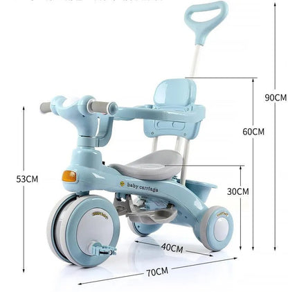 Baby Tricycle with Safety Handle and Comfortable Seat - Enkaji Households