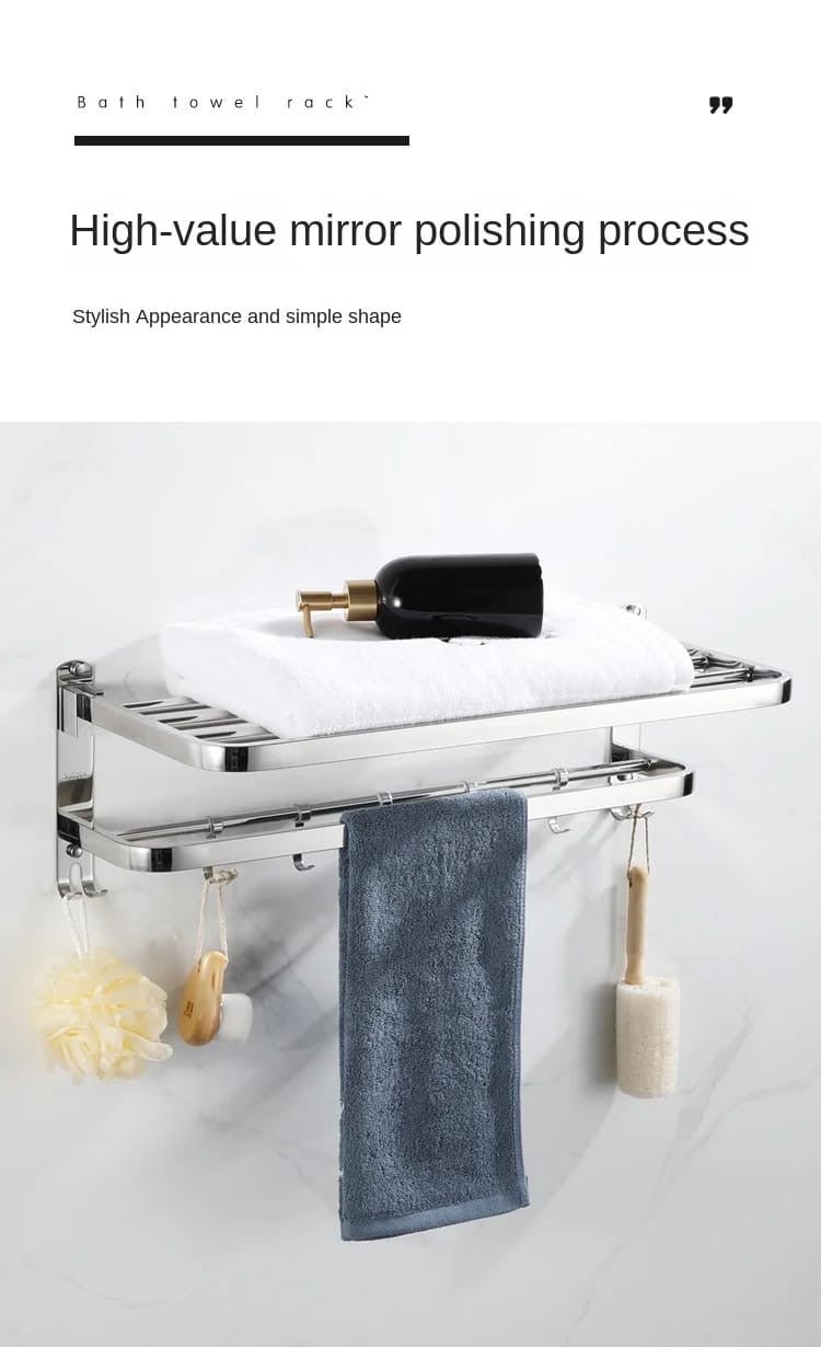 Bathroom Wall - Mounted Towel Racking - Enkaji Households