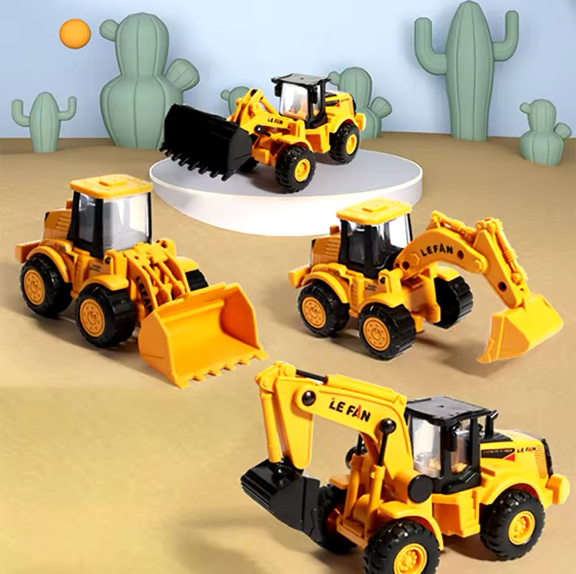 Battery - Operated Excavator Truck – Realistic Construction Toy for Kids - Enkaji Households