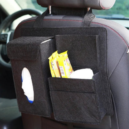 Canvas Material Car Back Seat Organizer Car Storage Solution - Enkaji Households