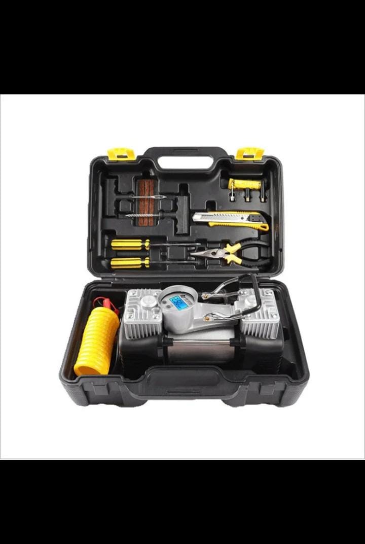 Car Air Compressor With Tool Kit - Enkaji Households