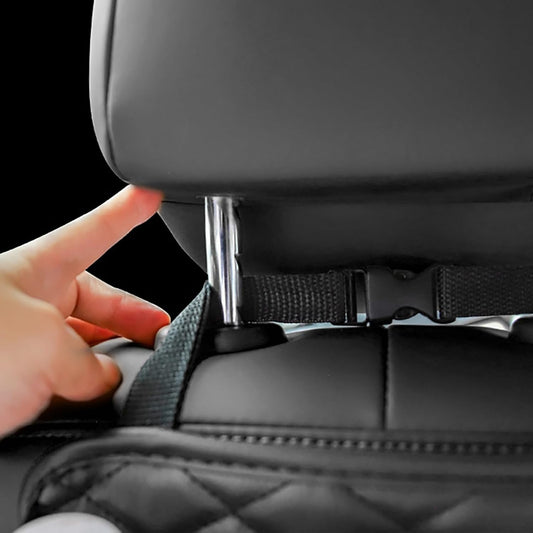 Car Back Seat Storage Leather Bag - Enkaji Households