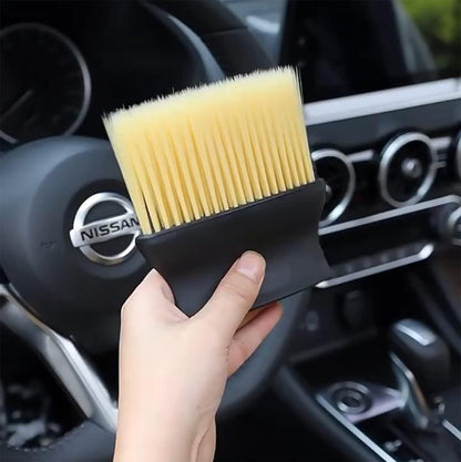 Car Interior Soft Cleaning Brush - High Density Bristles for Scratch - Free Cleaning - Enkaji Households