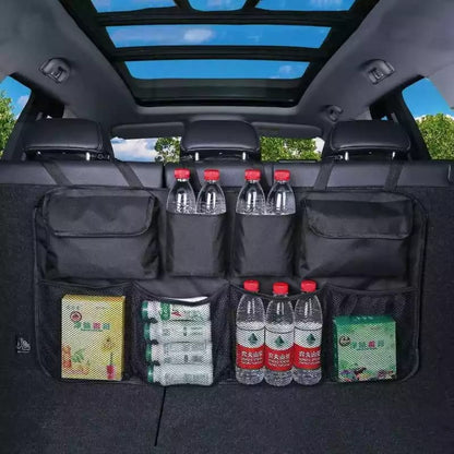 Car Rear Seat Back/Trunk Storage Organizer - Maximize Space & Keep Your Trunk Tidy - Enkaji Households