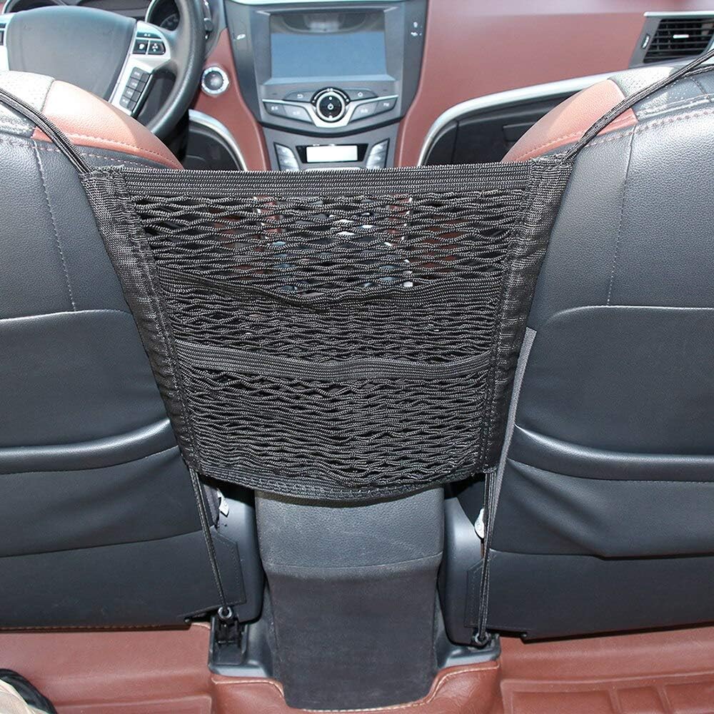 Car Seat Side Storage Mesh Net Bag Luggage - Enkaji Households