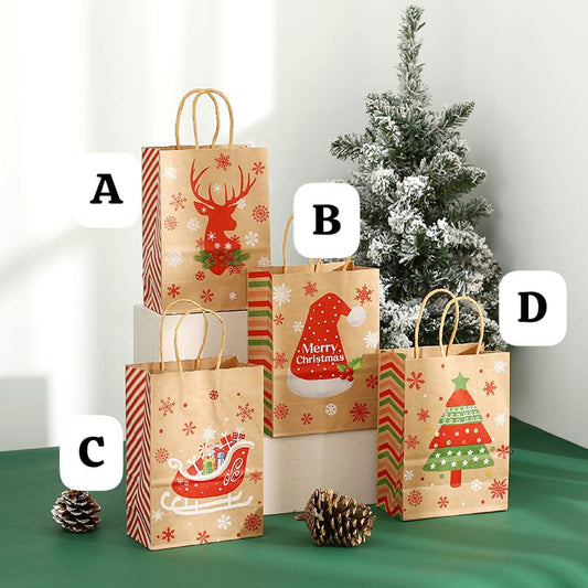 Christmas Gift Kraft Bag - Enkaji Households