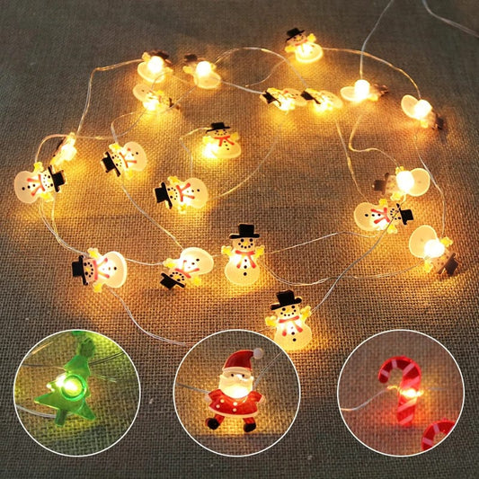 Christmas lights with xmas theme Decor - Enkaji Households