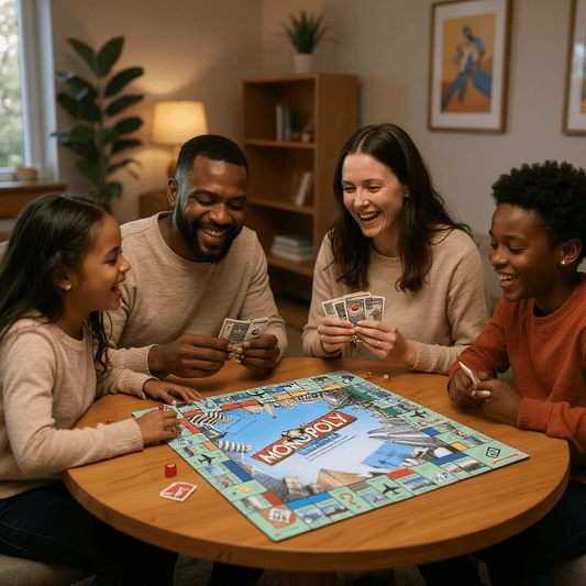Classic Monopoly Board Game – Family Property Trading Game - Enkaji Households