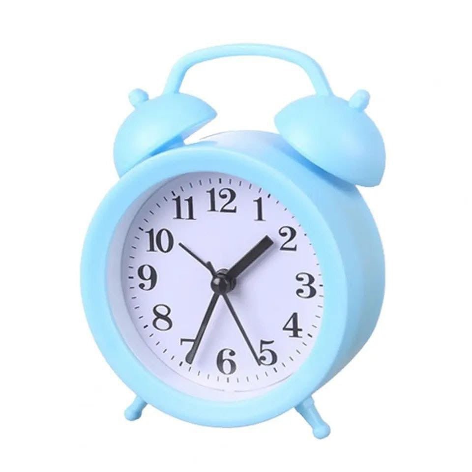 Cute Alarm Clock with Large Analog Display – Battery Operated for Kids - Enkaji Households