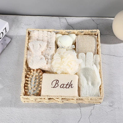 Cute Bear Basket Bath Kit for Women - Enkaji Households