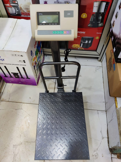 Digital platform weighing scales with wheels weigh - Enkaji Households