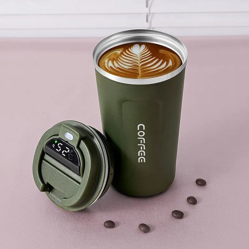 Digital Stainless Steel Coffee Mug - Enkaji Households