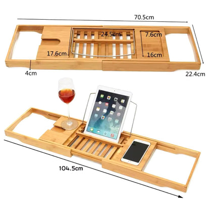 Expandable Bathtub Caddy Tray - Enkaji Households