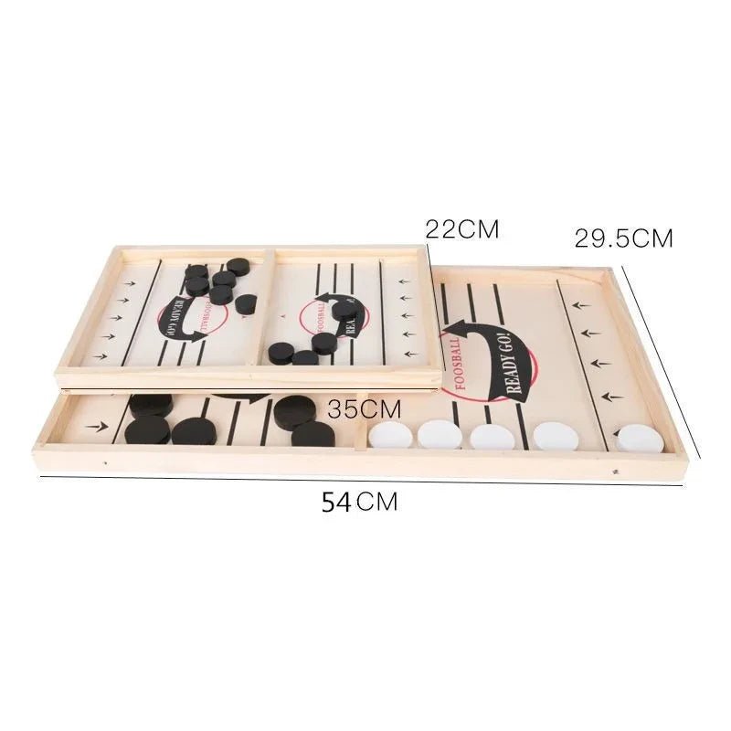 Fast Sling Puck Board Game – Fun and Interactive Foosball Game for Kids and Adults - Enkaji Households