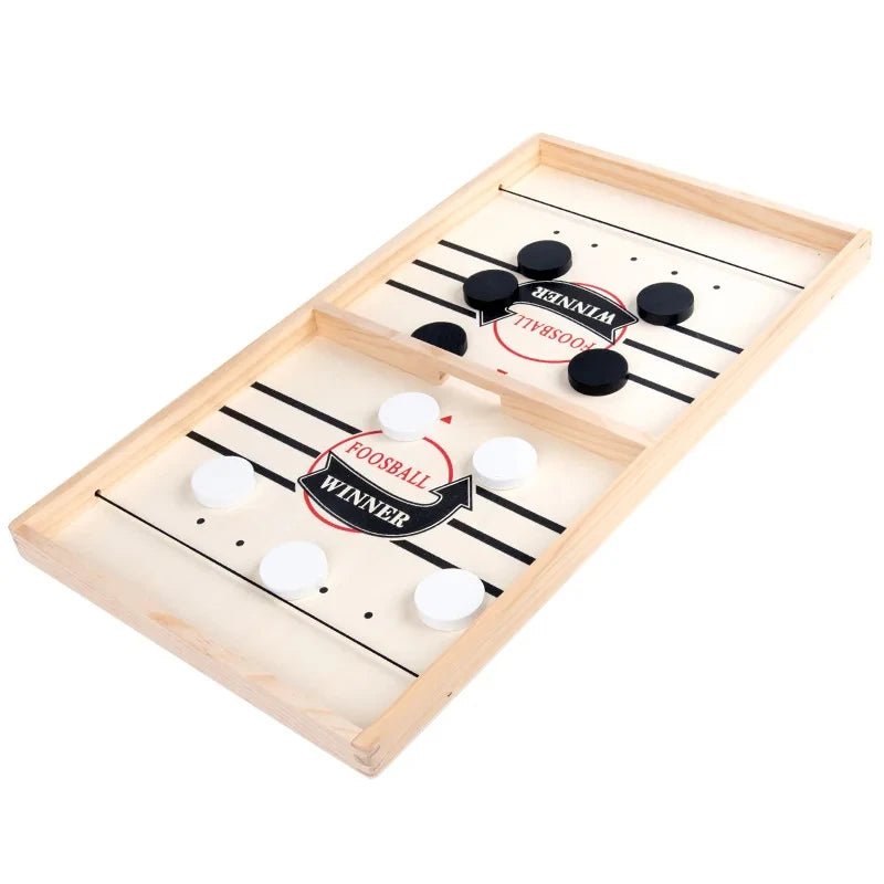 Fast Sling Puck Board Game – Fun and Interactive Foosball Game for Kids and Adults - Enkaji Households