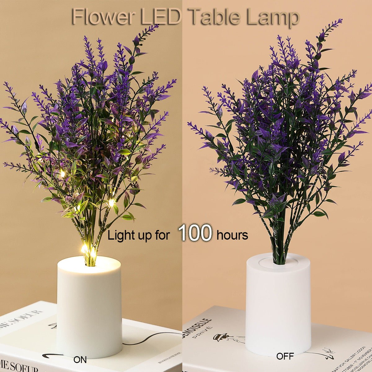 flower table lamp - Enkaji Households