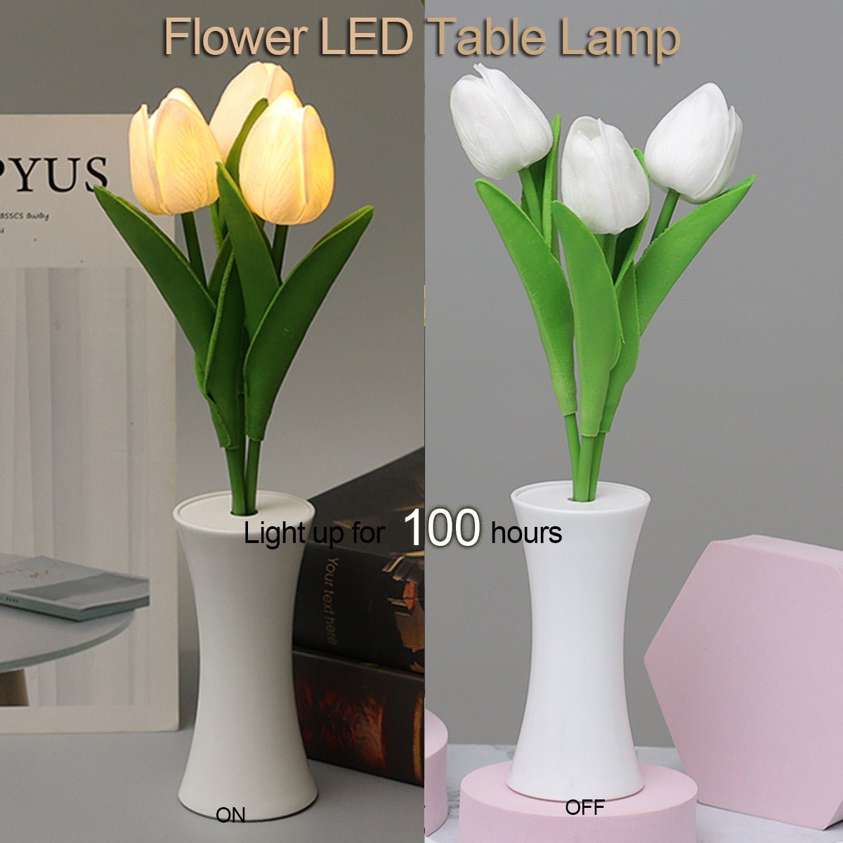 flower table lamp - Enkaji Households