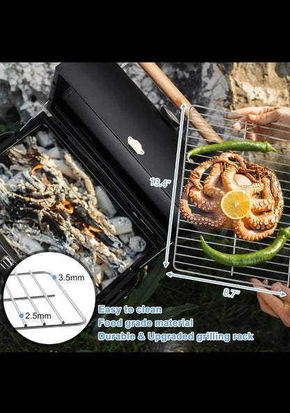 Foldable Portable Barrel Barbecue grill - Enkaji Households